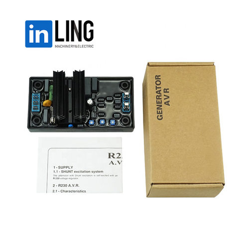 柴油发电机配件AVR调压板R230 自动电压调节器电子稳压板