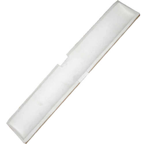 灰熔点测定仪配件半圆刚玉舟 灰熔融性灰锥托板方舟 中间槽宽22mm