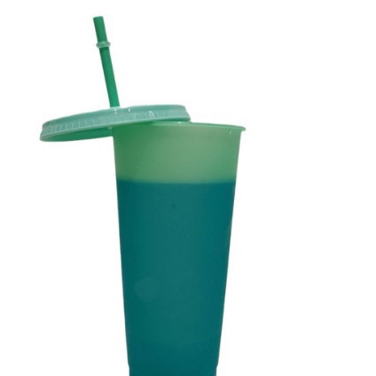 冷感遇冷变色杯pp塑料杯变色咖啡杯温变粉  感温变色粉