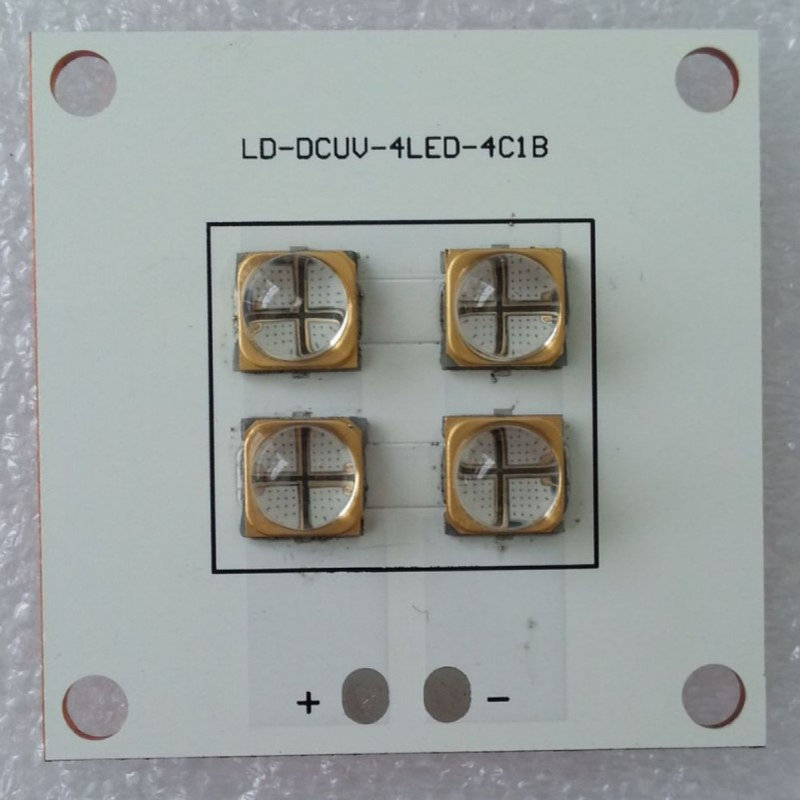 40W 6565 UVLED模组365/385/395/405/415NM打印机UVA LED高亮度