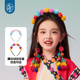 发箍女童儿童民族风甜美发饰 新品 糯朵绒绒发箍 年衣25年夏季