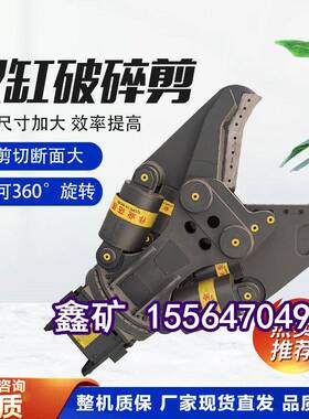 挖掘机双缸液压剪缸剪破碎钳钢筋金属切剪拆车剪钢铁剪房屋破拆