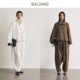 BALIANG捌梁〔息松〕松弛茧型防晒立领宽松夹克外套休闲长裤 套装