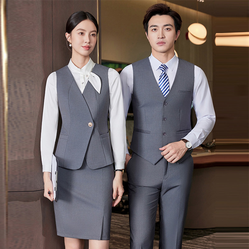 职业西装套装2025秋冬新款男女酒店工作服经理前台会务接待工作装