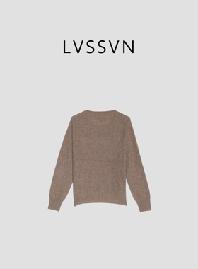 LVSSVN/露裳2025AW 羊毛拉毛软糯亲肤女士针织衫 Z-30679