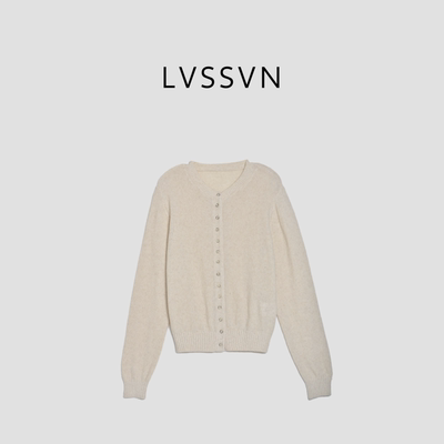 【阳子yz&LVSSVN/露裳】2025天丝亚麻混纺轻奢女士针织衫 Z-31718