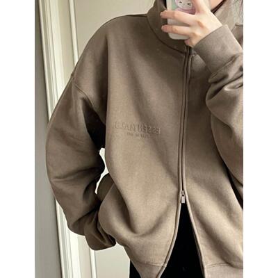 essentials立领夹克卫衣拉链外套