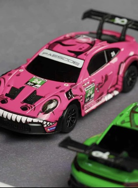 宏星车模1:43全比例合金漂移车涂鸦版四驱遥控车陀螺仪RC迷你车