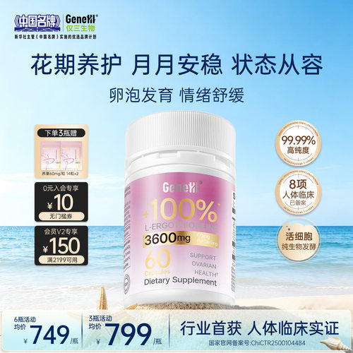 99.99%高纯度 60mg/粒 人体临床实证