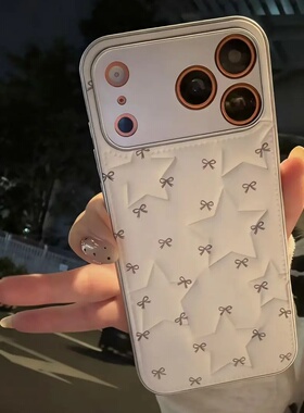 秋冬皮质星星蝴蝶结适用vivox200pro手机壳x100/x90卡通s30promini新款y200i气垫防摔可爱iqoo u3x少女保护套