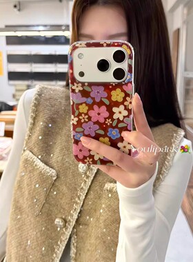 油画彩色花朵适用vivox300pro手机壳x200/x100/x90PRO新款s30promini高级y300唯美iqoo15温柔neo11女款保护套