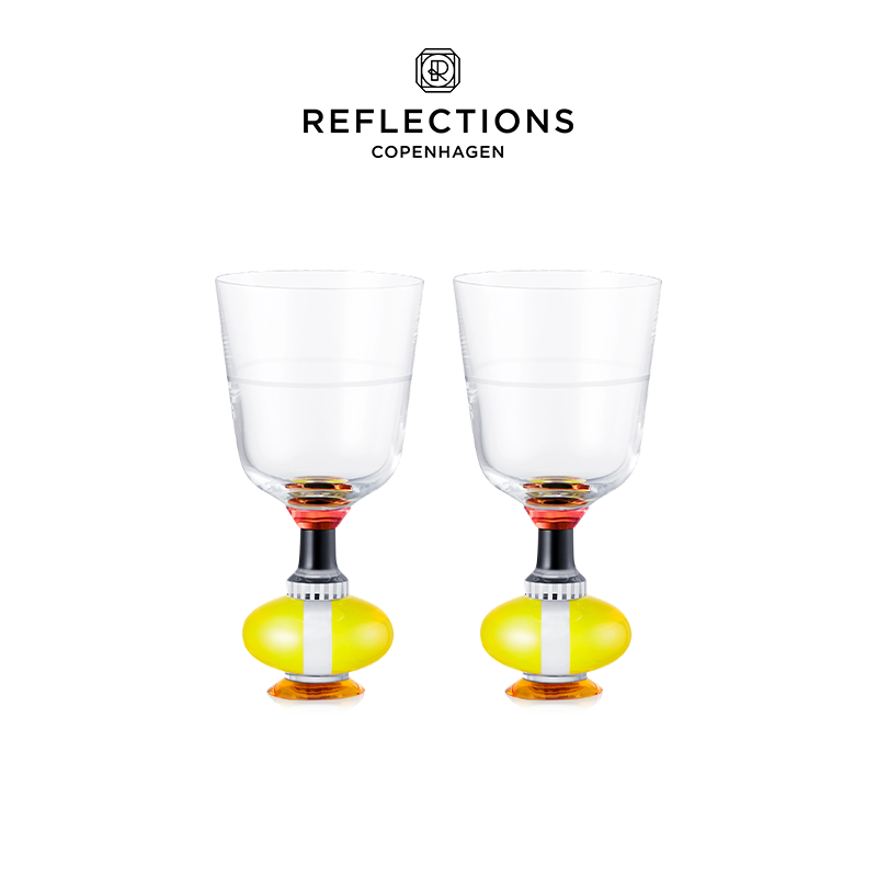 丹麦Reflections Copenhagen反射哥本哈根 Richmond矮脚水晶杯