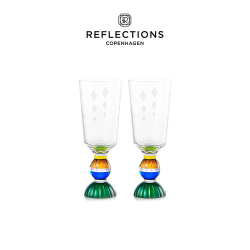 丹麦Reflections Copenhagen反射哥本哈根 Ascot高脚水晶杯酒杯