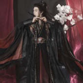 酷飒仙侠cos套装 书禹 原创古装 侠客汉服男女同款 夜焰 书禹新款