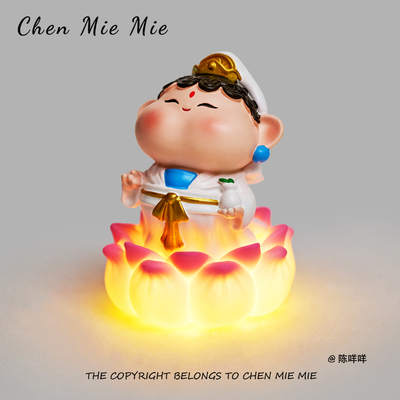 「方寸生禅意」治愈系玄学菩萨如来神仙工位桌面小摆件装饰礼物