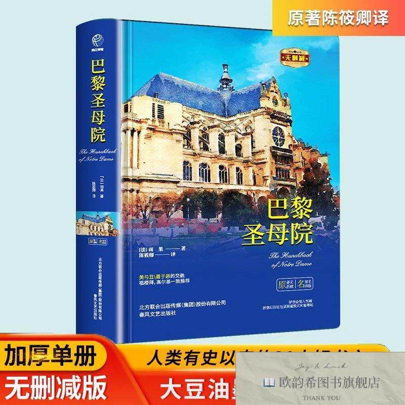全新正版苹果树系列一巴黎圣母院 ,k雨果春风文艺出版社