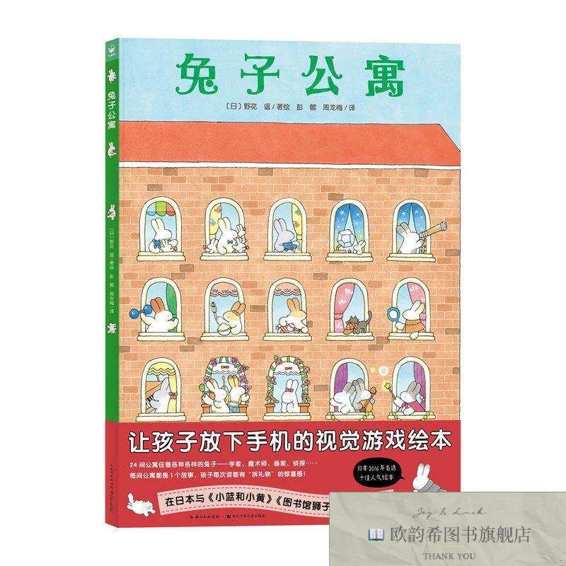 全新正版兔子公寓精装 野花遥视觉大发现视觉大侦探儿童专注力观