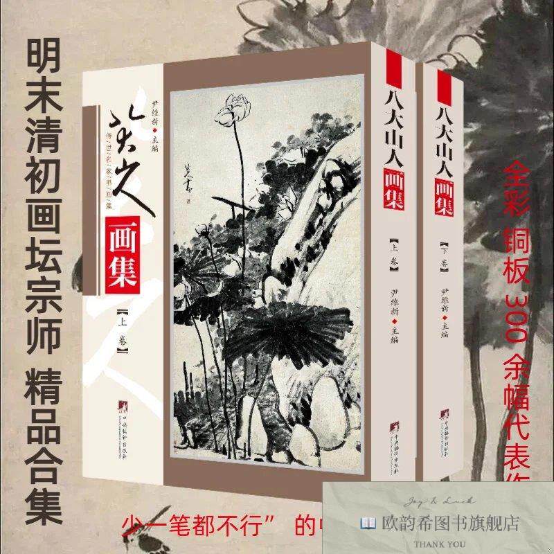 全新正版八大山人画集尹维新著中央编译出版社