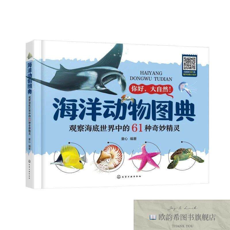 全新正版海洋动物图典：观察海底世界中的61种奇妙精灵 童心 编著