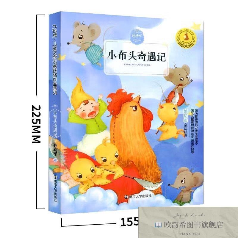 全新正版小布头奇遇记/九色鹿儿童文学名家获作品系列孙幼军南