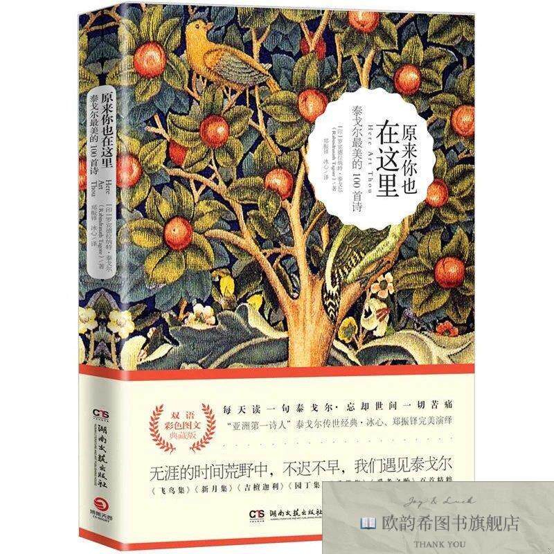 全新正版SK原来你也在这里 ,y(印)泰戈尔著;郑振铎,冰心译湖南