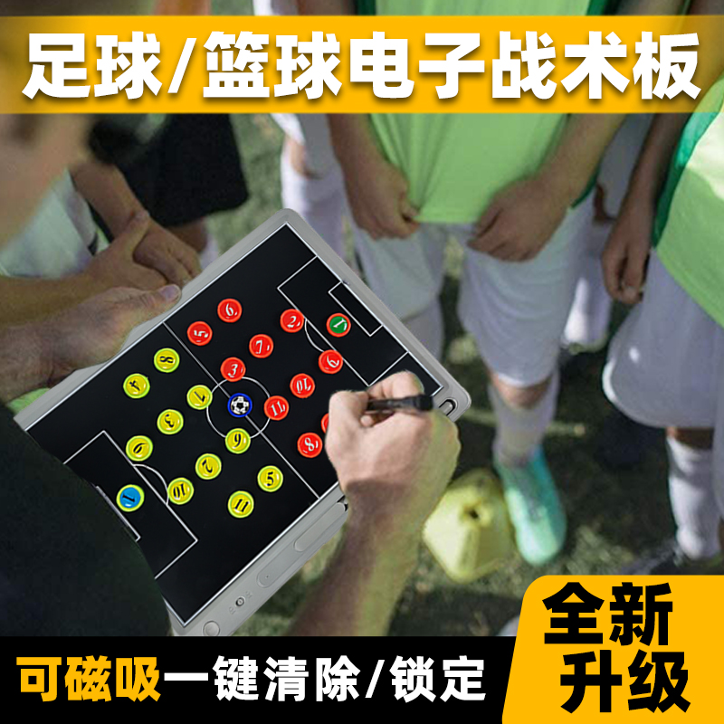 【可磁吸一键清除】足篮球战术板