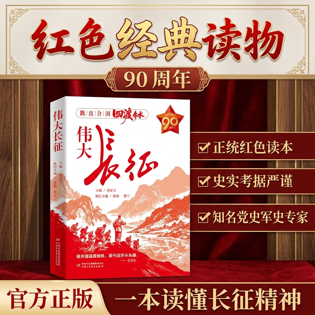 伟大长征正版纪念长征胜利90周年图片