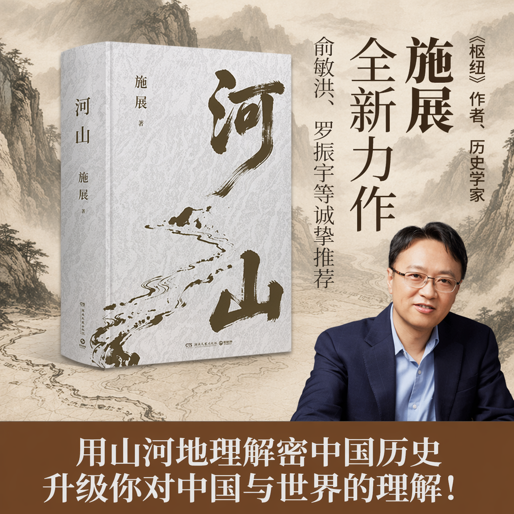 河山施展著全新重磅作品生动展现历史地形与战略路线以山河地理解密中国历史提升你对历史与格局的认知视野图书籍官方正版博集出版