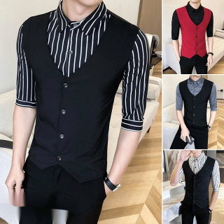 男技师服装工服按摩师酒店足疗服务员短袖衬衫夏季发型师条纹七分