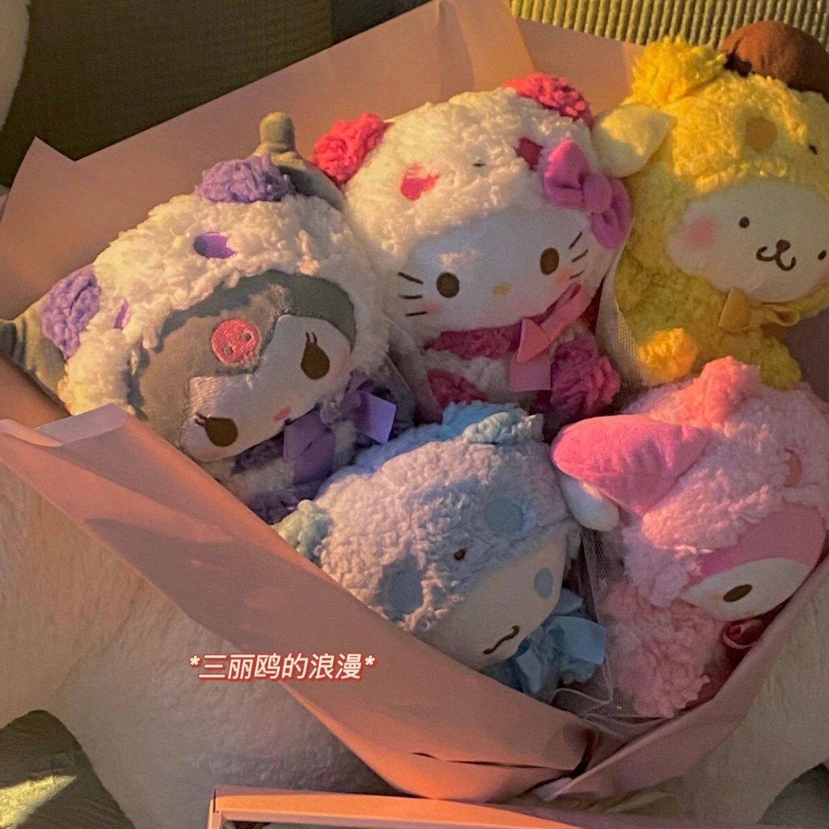 现货小红书同款库洛米三丽鸥毛绒玩偶卡通可爱送女生礼物熊猫变装怎么看?