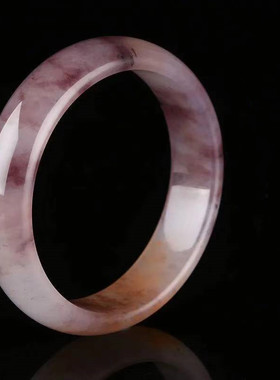 紫罗兰手镯金丝玉紫罗手镯佘太翠 雪域天山翠手环 直播手镯货源