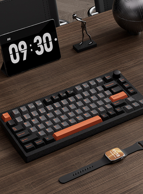 SKN青鸟75无线键盘蓝牙三模电竞铝坨坨客制化Gasket结构热插拔rgb