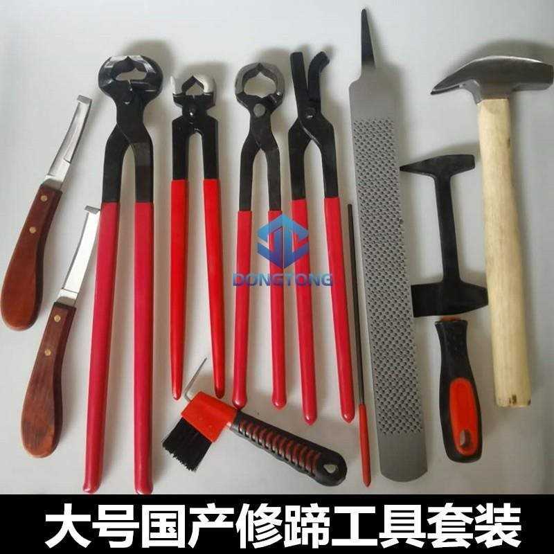 修牛蹄子工具兽用套装马蹄刀修蹄锉刀剪蹄钳压钉钳马具运动