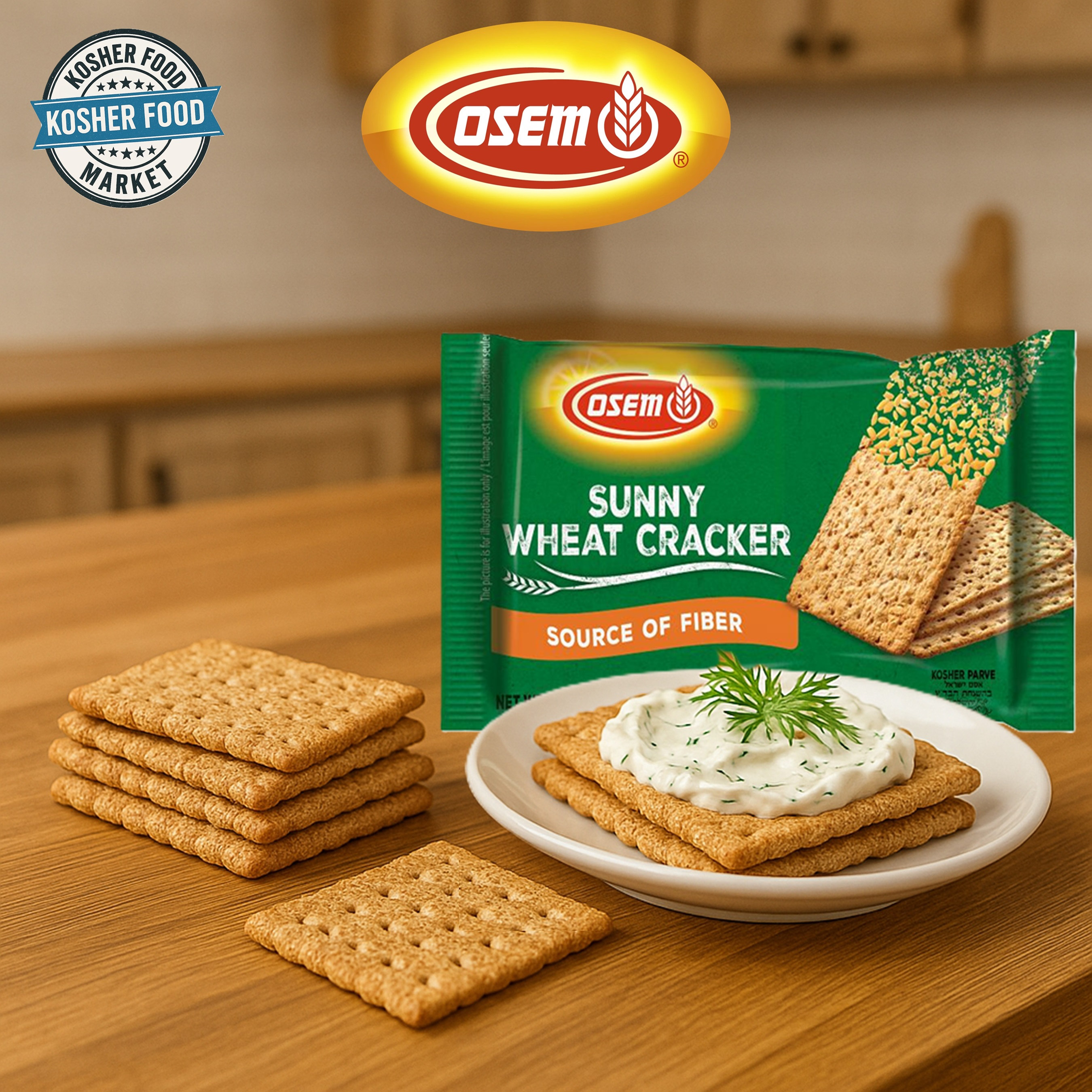 OSEM 进口小麦饼干 Wheat Cracker 250g Exp14.07.25