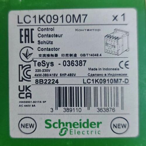 议价交流接触器LC1K0910M7LC1K0901M7LC1K1210M7