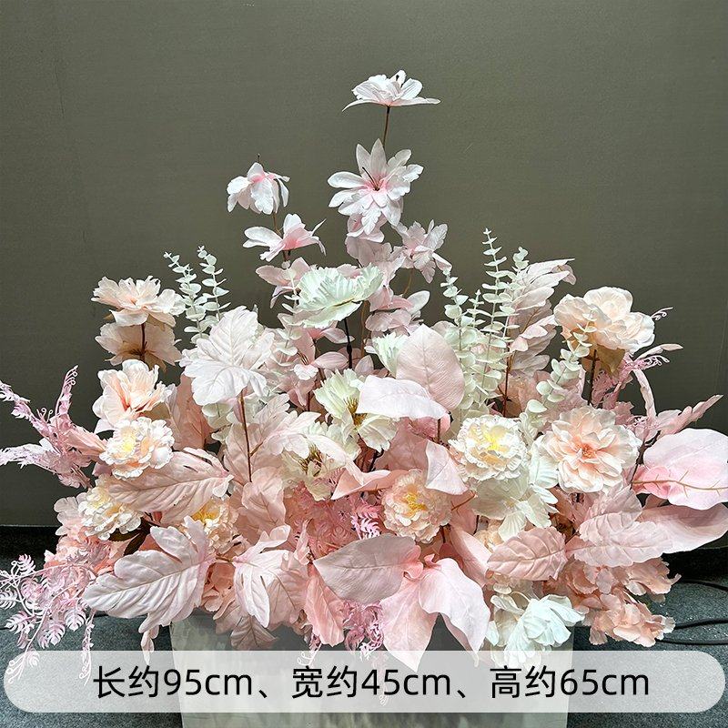 场景布置粉色花排花艺订婚宴装饰仿真花婚礼堂布置商场橱窗地排花,家居饰品,仿真花/假花,淘宝优惠券,粉丝福利购,淘宝优惠卷