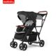 二胎推车大小宝旅行车双胞胎婴儿童车双坐轻便折叠可坐躺高景观