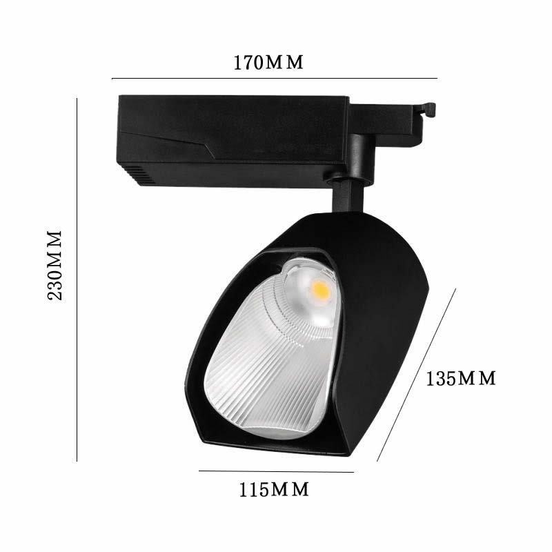 LED轨道灯 COB铲灯广角瓷砖展厅偏光洗墙窗帘店导轨灯射灯工厂,家装灯饰光源,轨道灯,淘宝优惠券,粉丝福利购,淘宝优惠卷