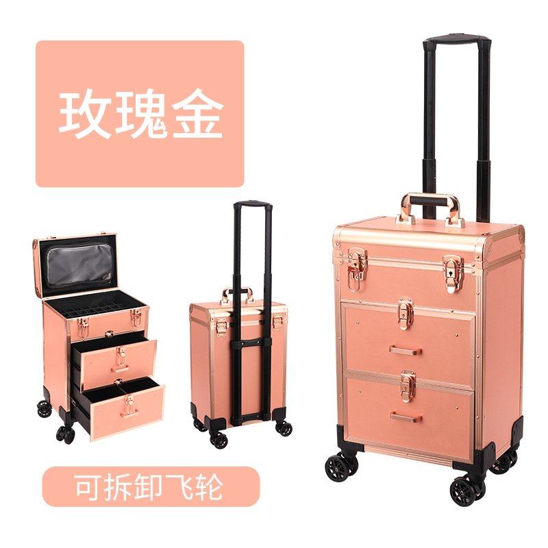 化妆师拉杆化妆箱纹绣美甲美容美妆收纳工具箱多层抽屉式跟妆箱,五金/工具,五金工具箱/五金收纳箱,淘宝优惠券,粉丝福利购,淘宝优惠卷