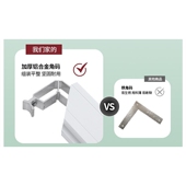 推拉式 防蚊防猫平移金刚网沙窗门免打孔铝合金不锈钢网 纱窗网自装