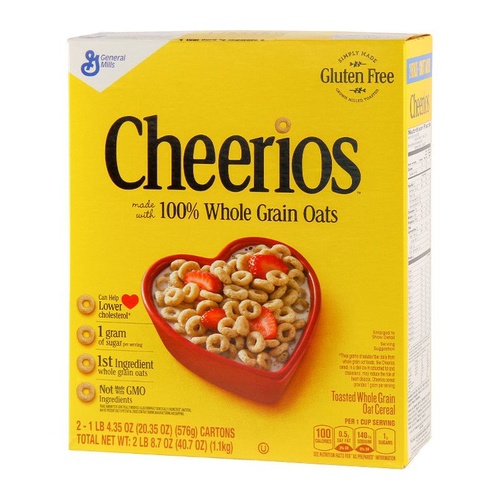 美国通用磨坊麦圈原味蜂蜜即食