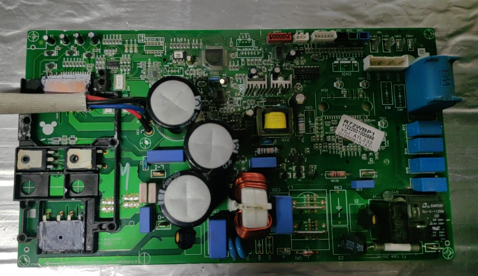 奥克斯3匹变频主板R72WBP2电脑板SX-W-N64SL2PA-DRED