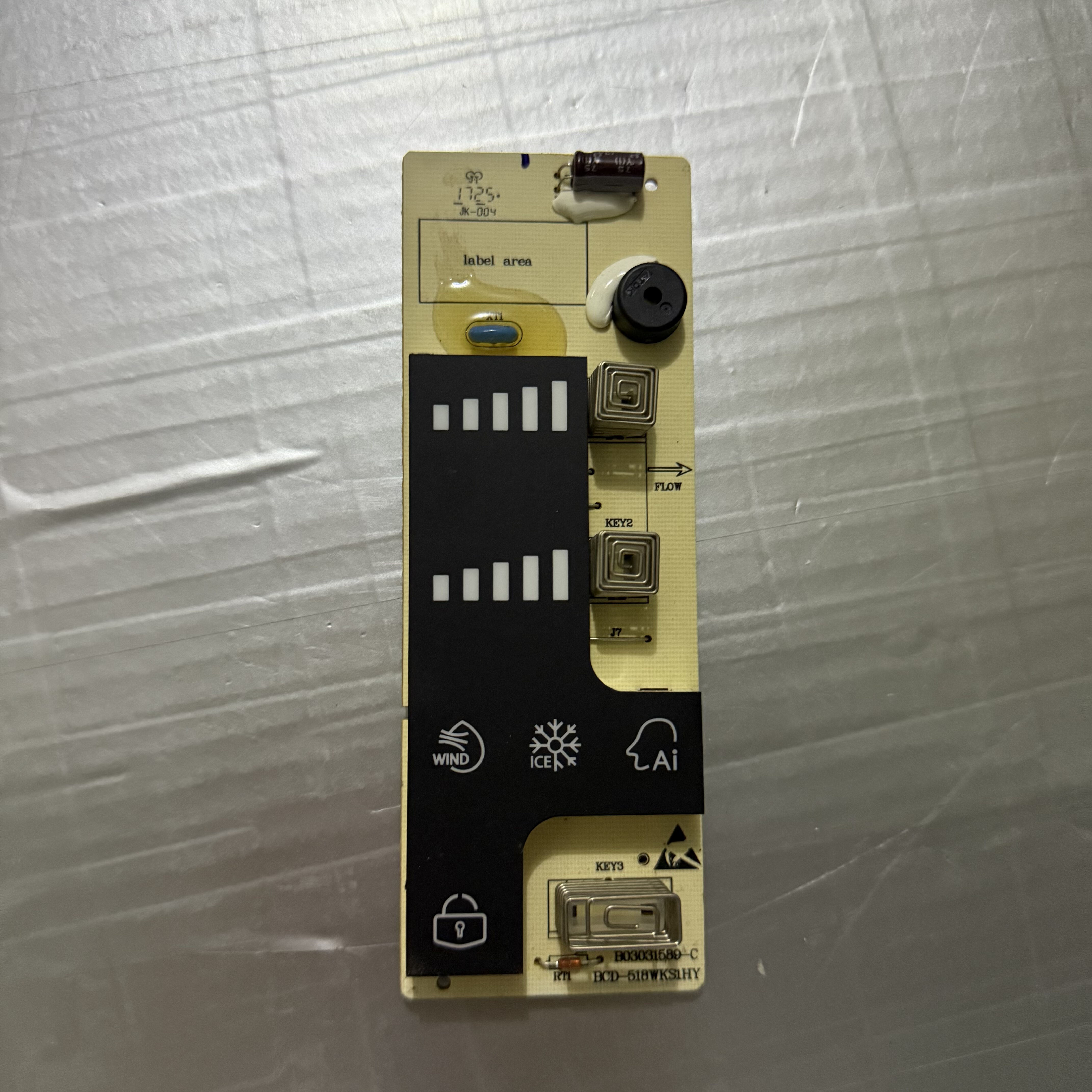 适用海信容声冰箱BCD-535WSS2HP—AB51 显示板(4针)