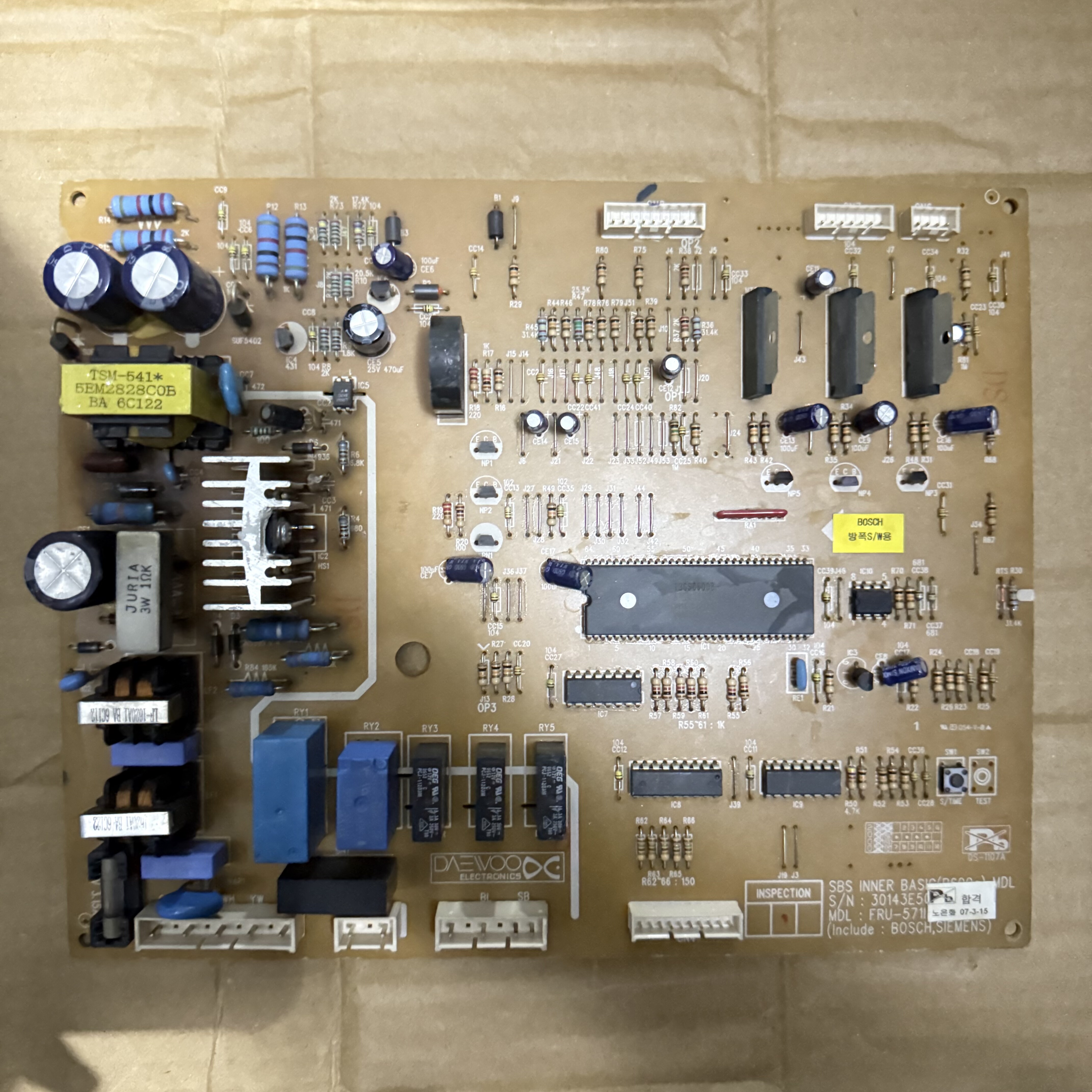 西门子冰箱 KA56NV10TI 电脑板 FRU-571 30143E5050