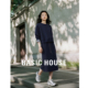 Basic 拼接卫衣半身长裙两件套 25冬季 House 百家好休闲假两件套装