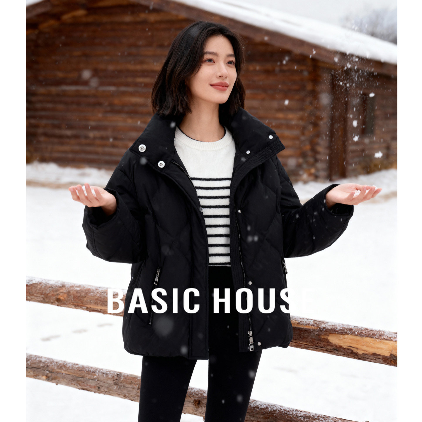 百家好黑色白鸭绒羽绒服女士冬季2025新款中长款保暖新款立领外套,女装/女士精品,羽绒服,淘宝优惠券,粉丝福利购,淘宝优惠卷