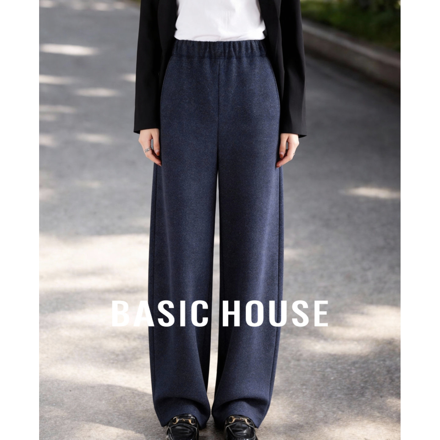 百家好肌理弯刀裤春季高腰宽松软糯垂坠通勤休闲显瘦慵懒风休闲裤,女装/女士精品,休闲裤,淘宝优惠券,粉丝福利购,淘宝优惠卷