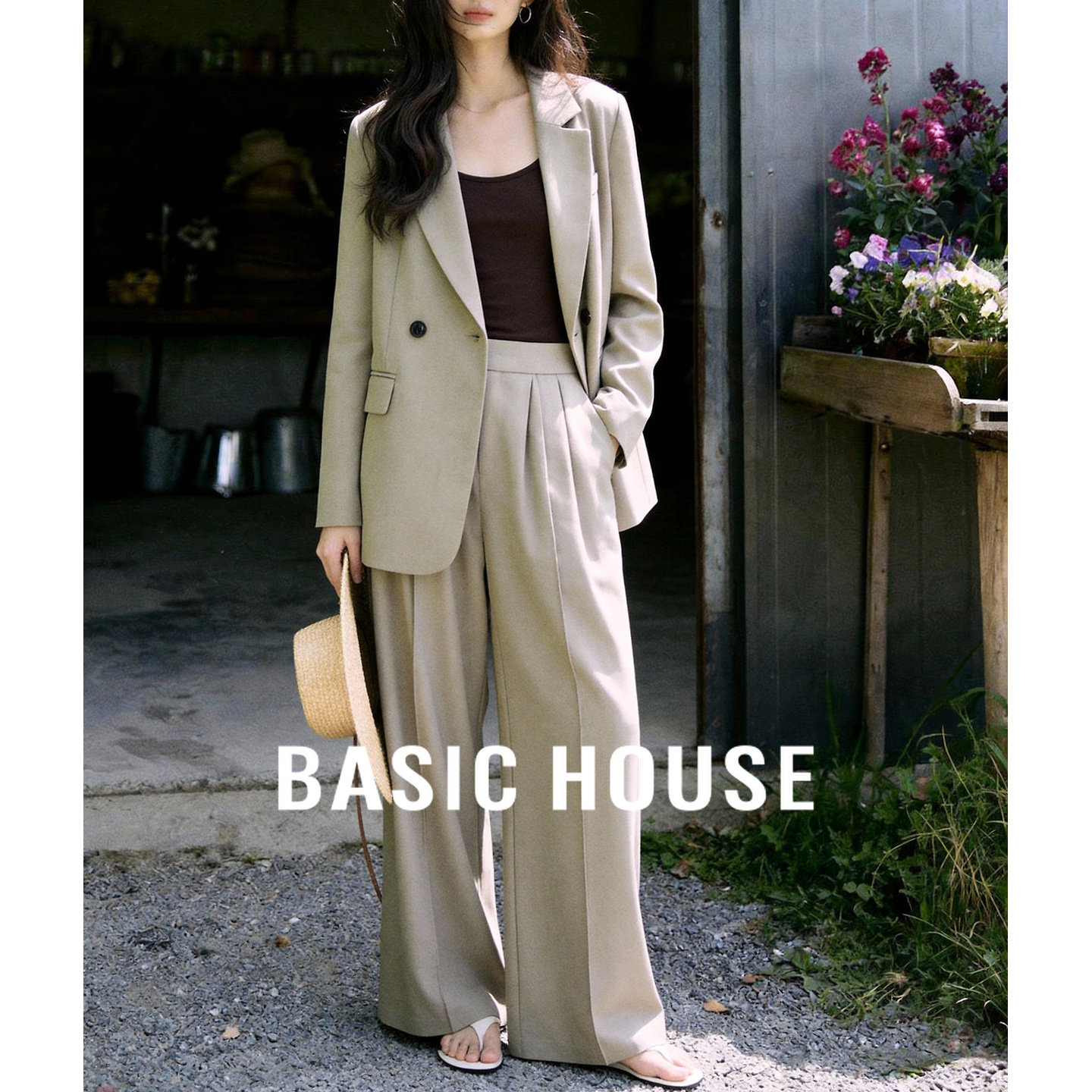 百家好高级感西服套装女春季2026新款休闲气质显瘦通勤西装两件套