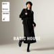 秋冬黑色针织马甲裙子 百家好纯色小香风连衣裙套装 Basic House