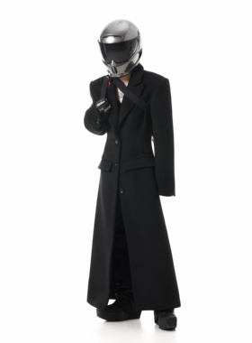 SCD crowd 2025秋冬 暗黑骑士系列 羊毛昵加厚 超长款超修身 大衣